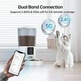 thumbnail image 5 of RKXQT 5L Automatic Cat & Dog Feeder with WiFi Camera, 1080P HD Video, Night Vision, 2-Way Audio, App Control, Low Food & Motion Alerts, Smart Pet Feeder for Cats & Small Dogs, 5 of 5
