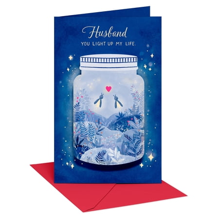 American Greetings Valentine's Day Card Husband (Light Up My Life)