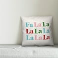 thumbnail image 3 of Creative Products Fa la la colorful 16x16 Spun Poly Pillow, 3 of 3