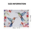 thumbnail image 2 of JRXY Hummingbird Flowers Butterflies Wooden Jigsaw Puzzle - Impossible Wooden Puzzles Gift for Family Friends 300 PCS, 2 of 6