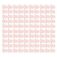 thumbnail image 2 of 100 Pcs  Shaped Paper Clip Plastic Coated Metal Wire Paperclip Page Marker For Working Study Document Organizer, 2 of 8