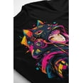 thumbnail image 2 of Cyberpunk Anime Girl T-Shirt, Futuristic Techwear, Japanese Harajuku Fashion, Kawaii Manga Tee, Streetwear Clothing, Japanese Anime Shirt, Retro Aesthetic Apparel, 2 of 3
