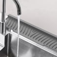 thumbnail image 2 of Faucet Sink Splash Guard Silicone Drain Mat for Kitchen Sink Anti-Slip Water Catcher Pad with Striped Grooves, 2 of 6