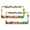 Pattern-344, variant on Light Pink And Amber Flowers License Plate Frames 2 Pcs Set Abstract Wild Flowers Personalized License Plate Frame Car Accessories US Canada Standard 2 Round Holes Aluminum License Plate Frame