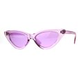 thumbnail image 3 of Womens Gothic Cat Eye Pop Color Funk Vintage Sunglasses Purple, 3 of 5
