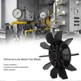 thumbnail image 5 of Central Pneumatic Compressor Air Compressor Motor, Small Air Compressor Fan Blade Accessories Direct 14mm Shaft 135mm, 5 of 5