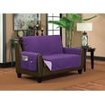 thumbnail image 1 of Classic Reversible Quilted Waterproof Furniture Protector Diamond Design (Loveseat, Purple/ Light Purple), 1 of 1