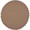 thumbnail image 2 of VHC Brands 20203 Navy Star Scalloped Table Cloth - 70 in. Round, 2 of 3