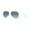 Polished Gold Frame | Blue Lens, variant on RB3025 AVIATOR GRADIENT Pilot Shape Sunglasses Polished Arista Gold Frame | Silver/Pink Lens 55mm