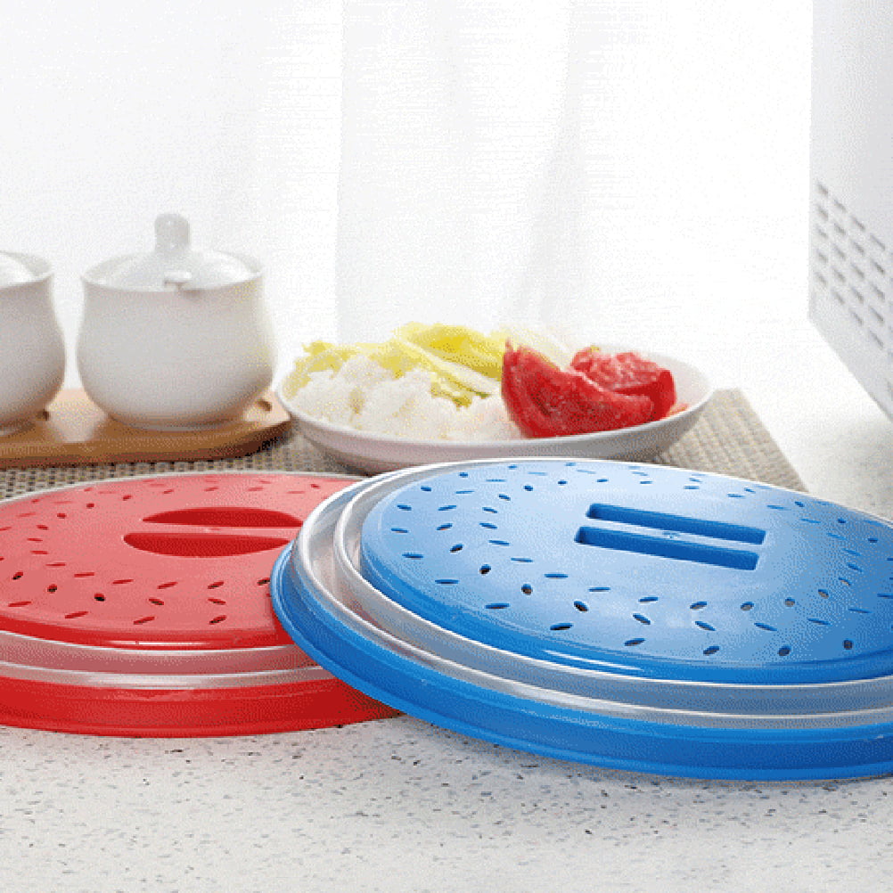 Microwave Plate Cover Collapsible Food Plate Lid Cover Microwave Cookware Plate  Covers for Dinner Plates Steam Lid 