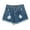Womens Shorts Clearance Plus Size-Dark Blue, variant on YanHong Shor ts for Women Jeans Womens Shorts Denim Women's Fashion Solid Color Large Size Pockets High Waist Tightness Denim Shorts Gray L