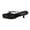 01_Black, variant on Sandals for Women Textured Mid Heel On Style with Open Toe and Strap Detail Ideal for Everyday Wear Casual Beach Shoes Silver,9