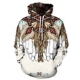 thumbnail image 2 of Sudadera con capucha para hombre, estilo indio, bohemio, europeo y americano, con estampado 3D, de gran tamaño, que combina con todo, 2 of 5