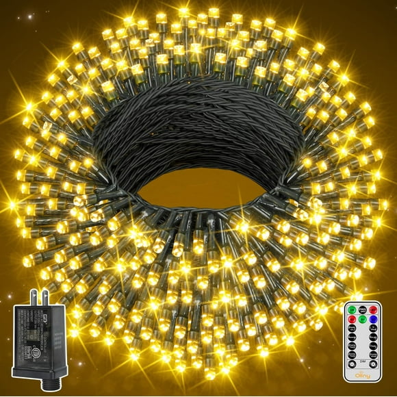 Control remoto String Light Ollny de 80 m, 800 LED, impermeable, blanco cálido