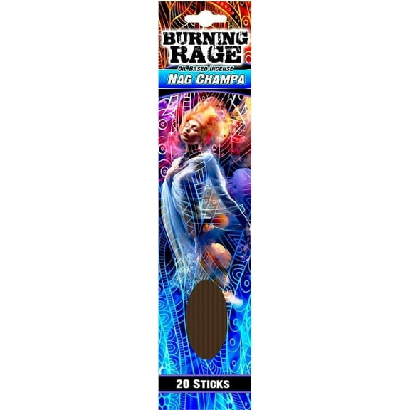 Burning Rage Incense - Nag Champa 20 Stick Pack