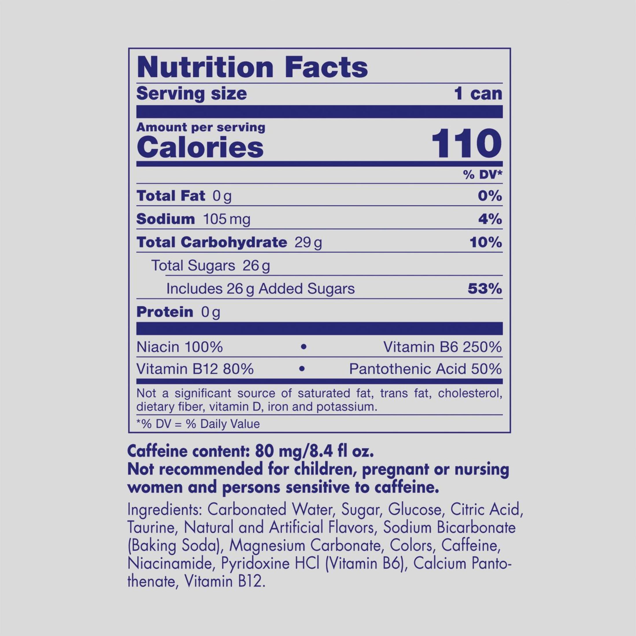 Red Bull Energy Drink, 80mg Caffeine, 8.4 fl. oz., Pack of 12 Cans