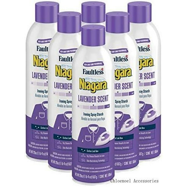 liquid starch iron spray lavender scent (20 oz, 6pack) starch spray