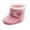 Pink, variant on Christmas Clearance! Ohufall Toddler Shoes Baby Winter Warm Snow Soft Sole Prewalker Non- For Infant Toddler Boys Girls Clearance