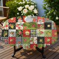 thumbnail image 4 of Pioneer Flower Floral Print Pattern Round Tablecloth 60 X 60 Inch, Wrinkle Resistant Wipeable Table Cloth for Kitchen Dining Picnic Patio Party, 4 of 6