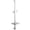 Chrome, variant on Kingston Brass KX8268 Claremont 24-Inch Stainless Steel Shower Slide Bar with Soap Dish in Brushed Nickel