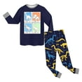 thumbnail image 5 of eczipvz Baby Boy Outfit Boys Boys Christmas Pajamas Set 95% Cotton Pjs Navy,3-4 Years, 5 of 5