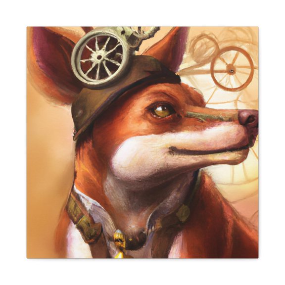 Dingo Steampunk Dreaming - Canvas