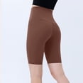 thumbnail image 5 of Lenpel Biker Shorts for Women Seamless High Waisted Slim Workout Athletic Shorts Tight Running Shorts Gym Yoga Shorts, 5 of 6
