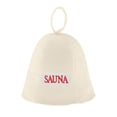 thumbnail image 2 of Gorro Sauna de fieltro de lana Zulema 2x Sauna Hat Russian Saunahut Saunahattu 100% Lana Fieltro, 2 of 8