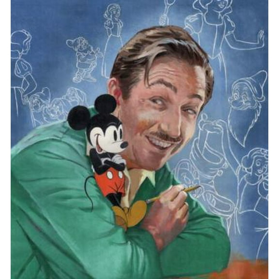 Pre-Owned Walt's Imagination: The Life of Walt Disney (Hardcover) 142318470X 9781423184706