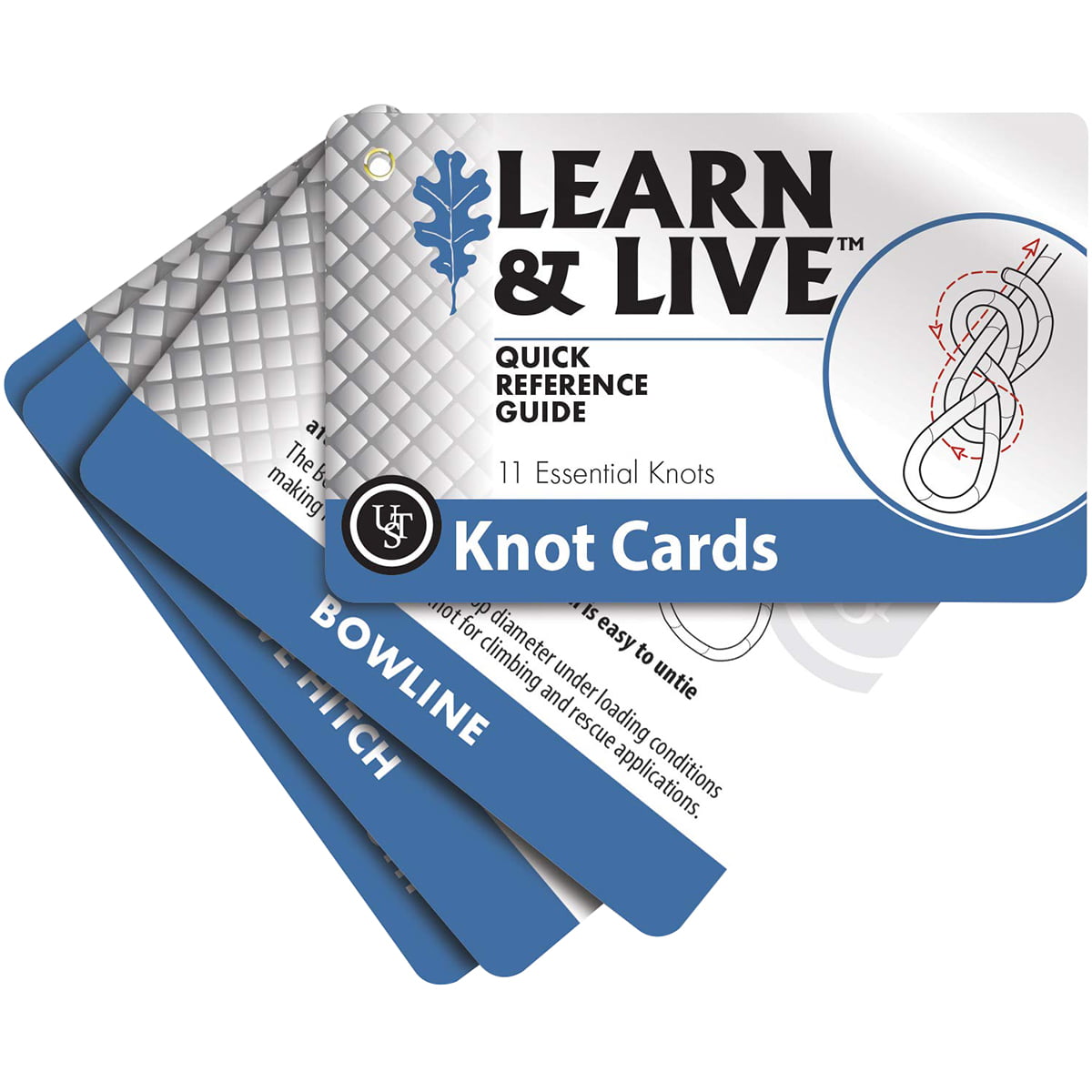 Ultimate Survival Technologies Learn & Live Knot Cards Pocket Reference Guide 
