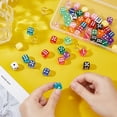 thumbnail image 3 of 14Colors 56Pcs Dice Charms Resin Cube Dice Colorful With Holes Eyelets Dice Pendant Jewelry Bracelet Necklace Earrings Charms for Making Jewelry Keychain 3D Dice Decoration, 3 of 7