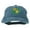 Navy, variant on St Patrick's Day Crest Embroidered Washed Cap - Navy OSFM