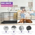 XL 48 Inch Extra Sturdy HeavyDuty Dog Crate Indoor/Outdoor Metal