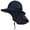 Navy, variant on SUN CUBE Sun Hat for Men, Wide Brim Fishing Hat Neck Flap Cover Men Women, Hiking Safari, UV Sun Protection Summer Gardening Beach Camping UPF 50+, Gray