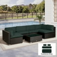 thumbnail image 2 of Outsunny 14Pcs Outdoor Cushion Covers, Patio Cushion Covers, Grey, 2 of 10