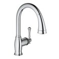 thumbnail image 1 of Grohe 33870002 Bridgeford Pullout Spray Single Hole Kitchen Faucet, Chrome, 1 of 1