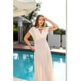 thumbnail image 3 of Womens Metallic Knit Maxi Dress, 3 of 10