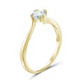 thumbnail image 2 of 1/2 Carat T.G.W. Aquamarine 14K Gold Over Silver Ring, 2 of 4