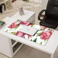 thumbnail image 3 of Shrubby Peony Flower Mousepad Gaming Pad Mouse Waterproof No Slip for Office Home Work Gaming Gifts Tables Mousepads Rubber Base Mousepad with Stitched Edges 35.4x15.7inches, 3 of 7