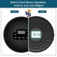 thumbnail image 4 of CD Player Portable, Bluetooth CD Player with Dual Speaker, 4 of 5
