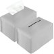 thumbnail image 1 of Juego de 2 fundas para cajas de pañuelos, rectangulares de piel sintética, moderno estuche para pañuelos para servilletas de papel facial, decorativo para baño/dormitorio/oficina/sala de estar/coche -, 1 of 4