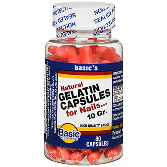 Basic's Vitamins Natural Gelatin Capsules, 80 Count