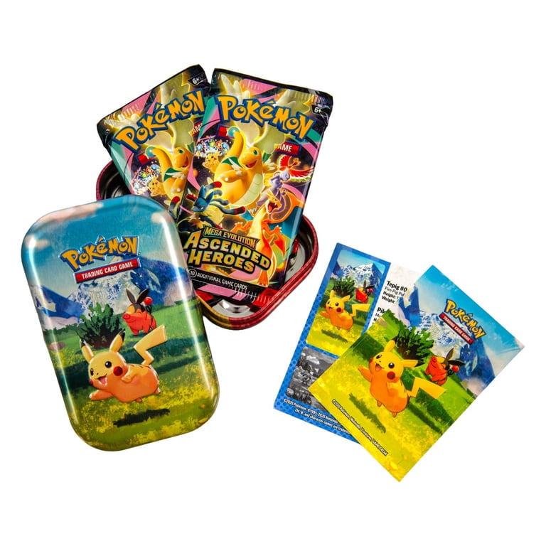 pokémon trading card game mega heroes mini tin Pokemon: Mega Evolution 2.5: Ascended Heroes: Mini Tin (Wave 2 main image 1