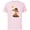 Soft Pink, variant on Disney Wish Star and Valentino Magical Friends - Short Sleeve Cotton T-Shirt for Adults - Customized-Black