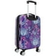 thumbnail image 3 of Travelers Club Bella Caronia Deluxe, 3, 7 Piece Luggage & Travel Accessories Set, Jardin, 20" Carry-On, 3 of 7