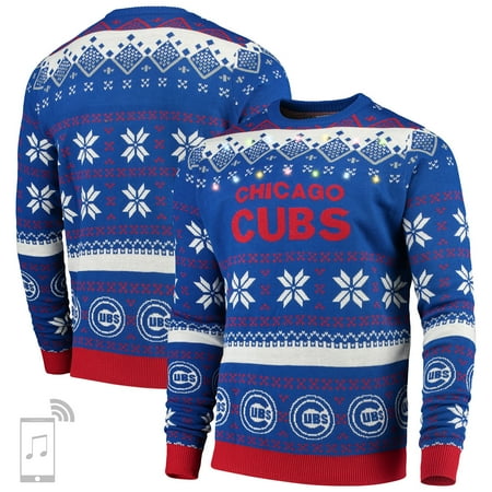 UPC 192797006164 product image for Chicago Cubs Wordmark Light Up Sweater - Royal | upcitemdb.com