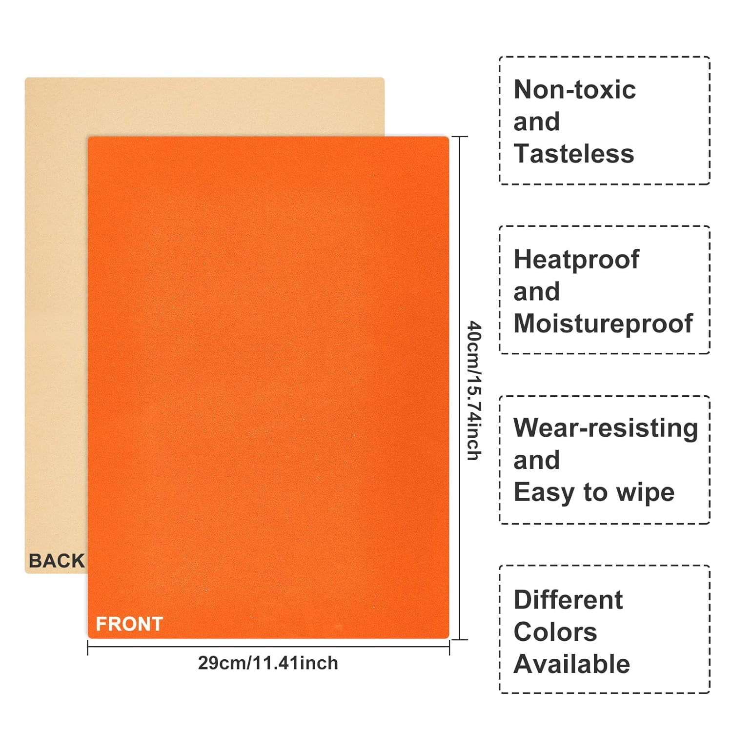 12PCS Velvet (Dark Orange) Fabric Sticky Back Adhesive Felt Sheet11.5"x15.5" Self-Adhesive Durable and Water Resistant Multi-purpose Ideal for Art and Craft Making Orange DIY