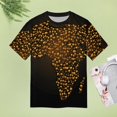 thumbnail image 4 of Leopard Print Pattern T Shirts Basic T-Shirt Short Sleeve Ladies Tee Shirt Summer Graphic Clothing, 4 of 6