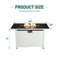 thumbnail image 5 of Mondawe 43 Inch 50000 BTU Propane Fire Pit Table for Outside Patio and Garden, 5 of 9