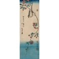 thumbnail image 2 of Small bird on a branch of Kaidozakura  1844 Poster Print by Ando Hiroshige, 2 of 2
